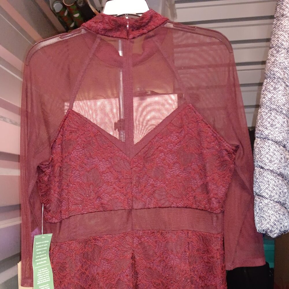 Brand new Burgundy Blue Sage Dress Size 16